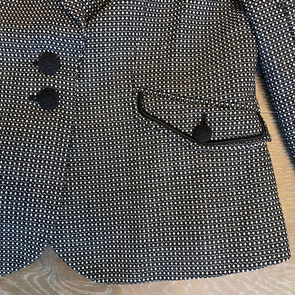 Classiques Entier Wool Ribbon Trimmed Blazer | Bl… - image 3